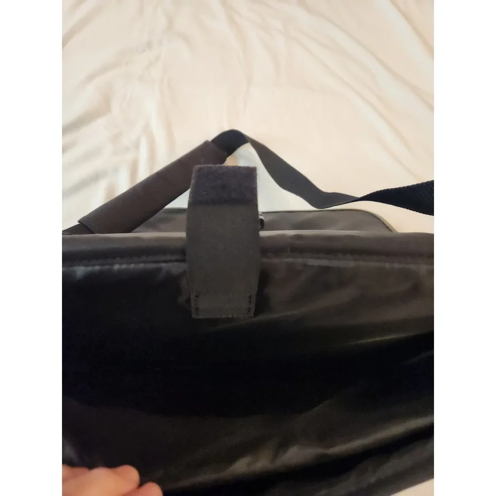 Lenovo Laptop Messenger Bag Black Olive Green Shoulder Strap‎ Briefcase 17x12x3